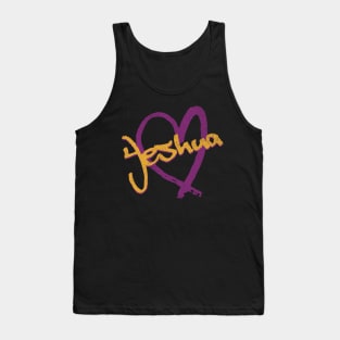 I Love Yeshua Vintage 80's & 90's Purple and Dijon Tank Top